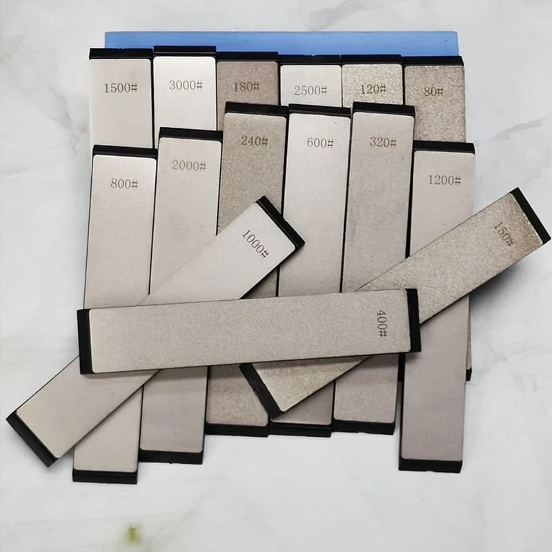 150-3000 # Pietra diamantata Pietra per affilare Bar Affilacoltelli Forbici Rasoio Lucido Coltello da cucina Sistema di affilatura Strumento Apex domestico