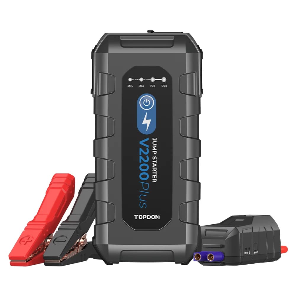 Super condensatore multifunzione portatile V2200 Plus Batteria 12v Avviatore di emergenza Powerbank multifunzione Booster Power Bank per auto