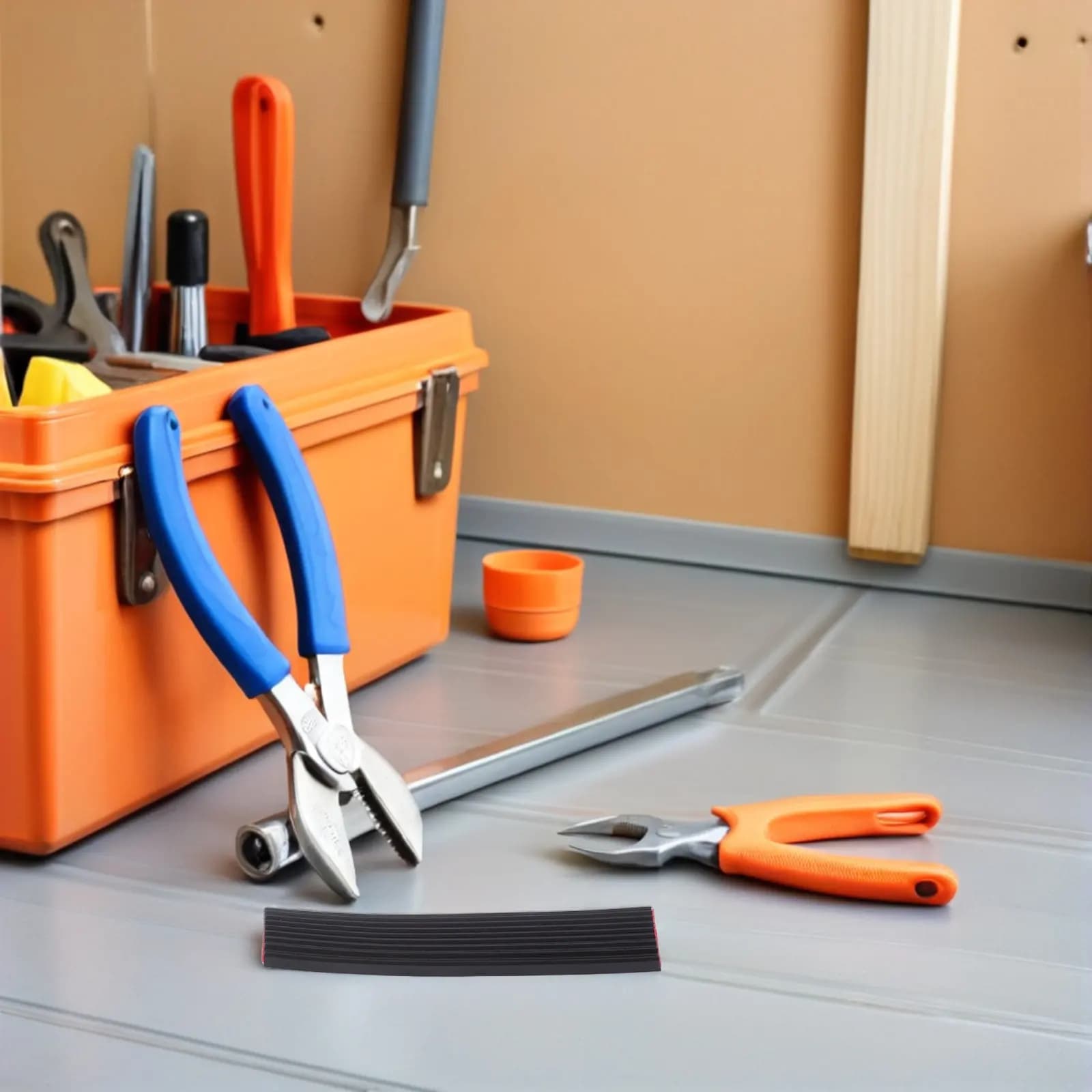 Set di 6 Cuscinetti Antiscivolo per Gambe di Sedie, Protezioni in Feltro Nero per Pavimenti in Legno, Tappeti, Poltrone, Divani e Sedie