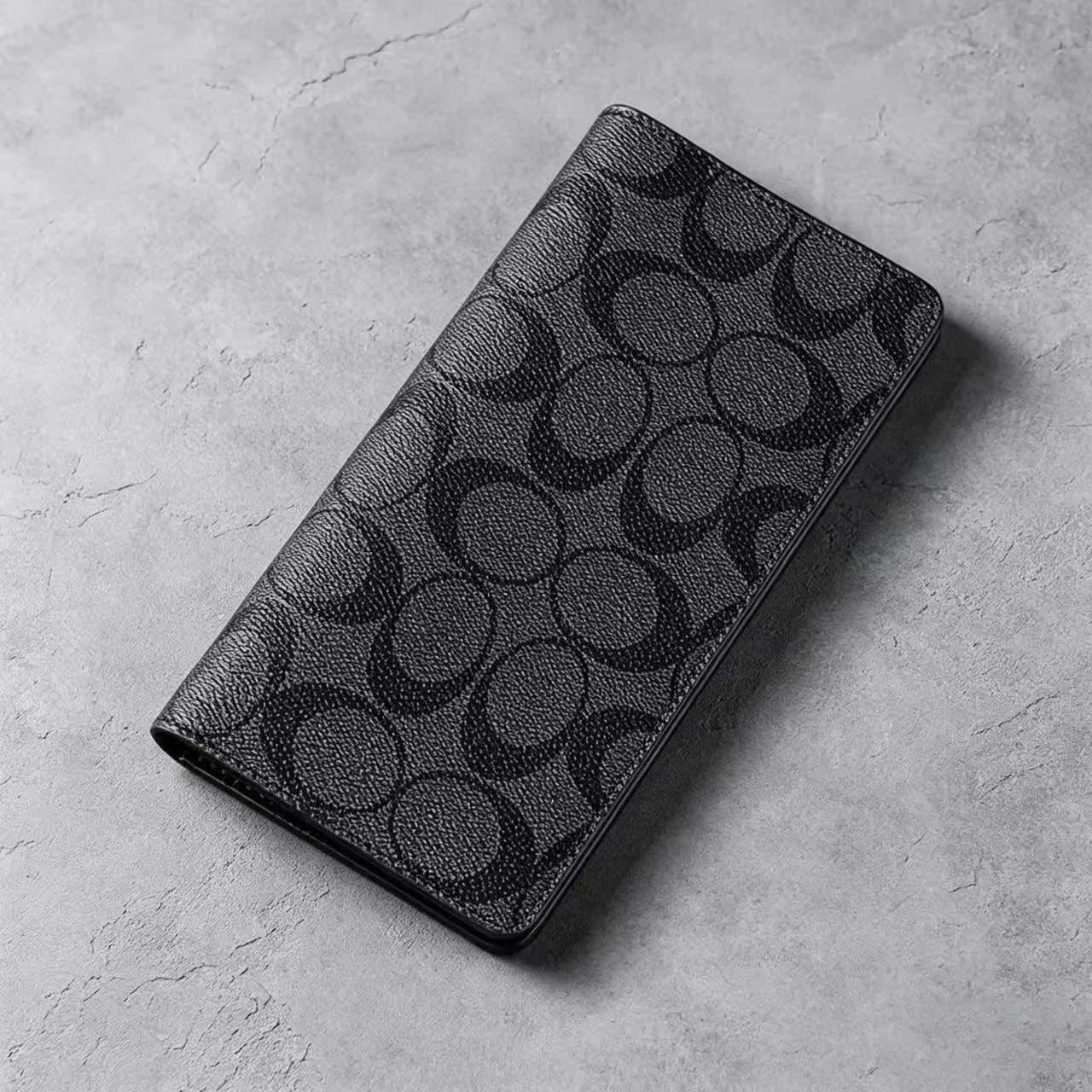 Leather Wallet Men RFID Blocking Bifold Front Pocket Wallet Minimalist Credit Card Holder Cash Money Clip