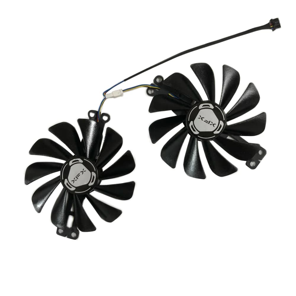 2Pcs/Set,95mm(100mm) Alternative FDC10U12S9-C,Graphics Card Fan,Video Cards Cooling,For XFX RX 6600 XT RX6600XT Speedstar