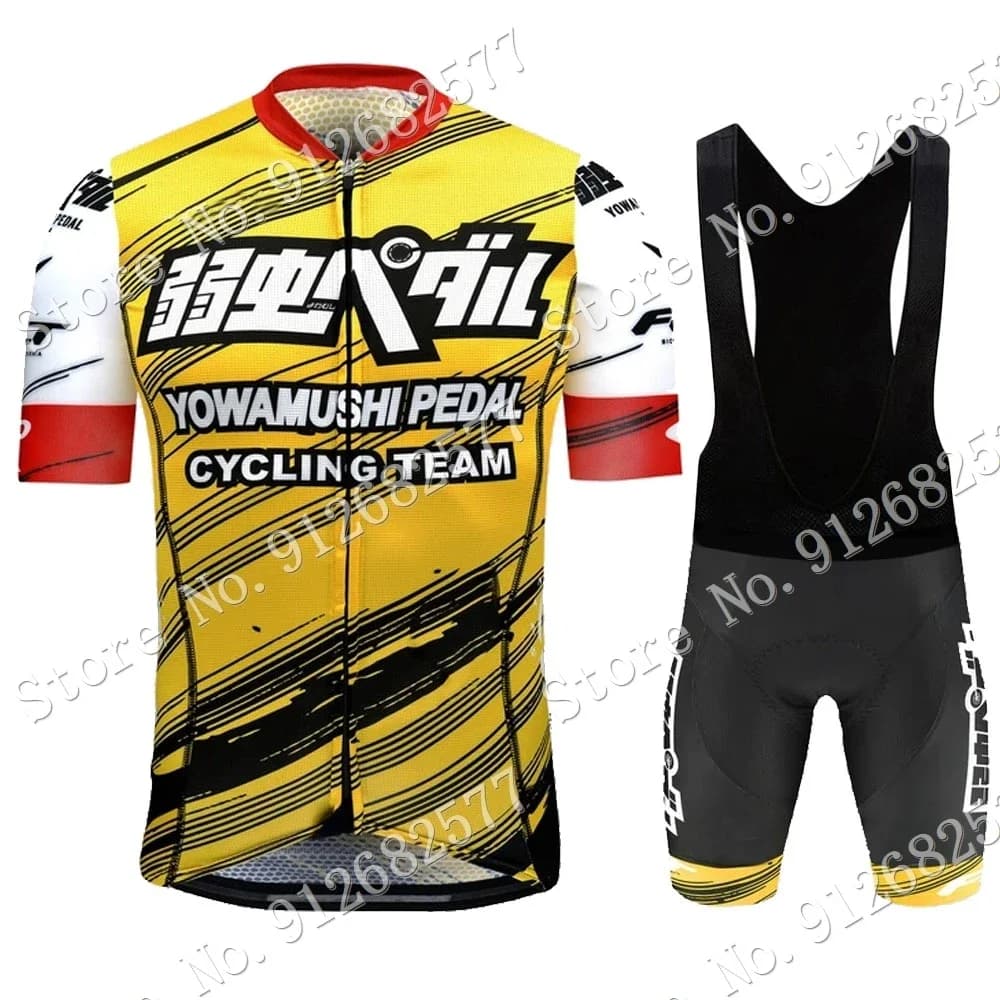 2023 Yowamushi Pedal Cycling Jersey Set Cartoon Anime abbigliamento da ciclismo Road Race Bike Shirts Suit Bicycle Bib Shorts MTB Maillo