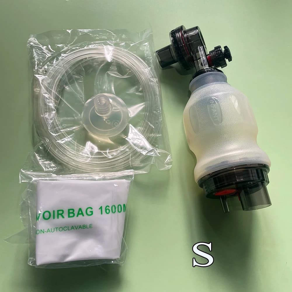 Borsa Ambu per rianimazione di primo soccorso e rianimazione maschera per kit dispositivo artificiale respiratore manuale in silicone