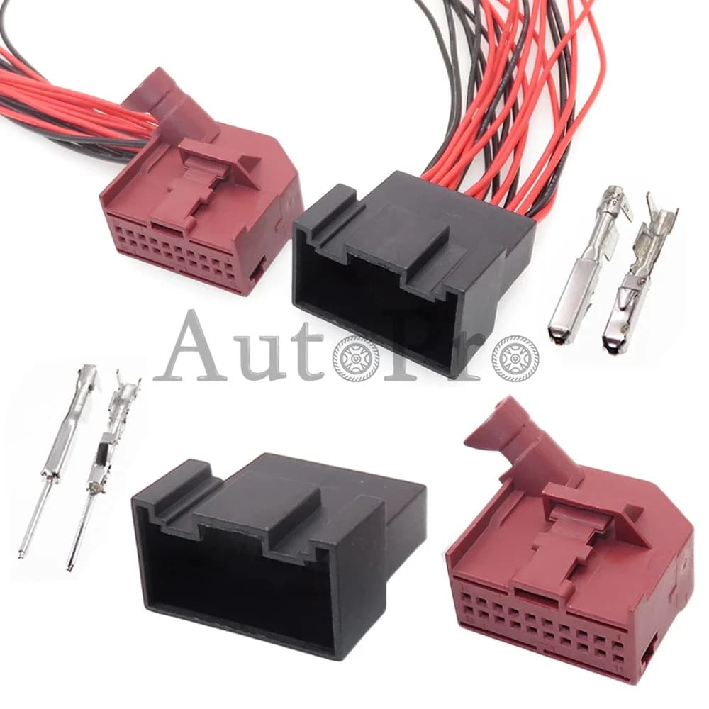 1 set 20 fori 8E 0972420 Presa per cavo elettrico per auto per controller gateway per computer VW per assemblaggio CA 1534095 -1 1534102 -1 1534110 -2