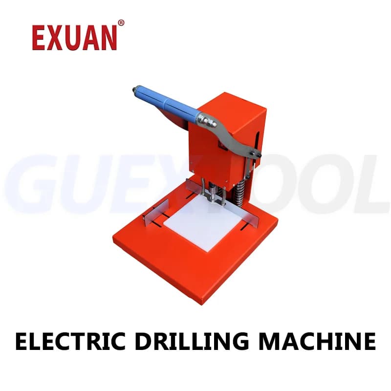 Electric punching machine for fabrics, leather, cardboard, plastic bags, label punching machine, business cards, pressure punching machine