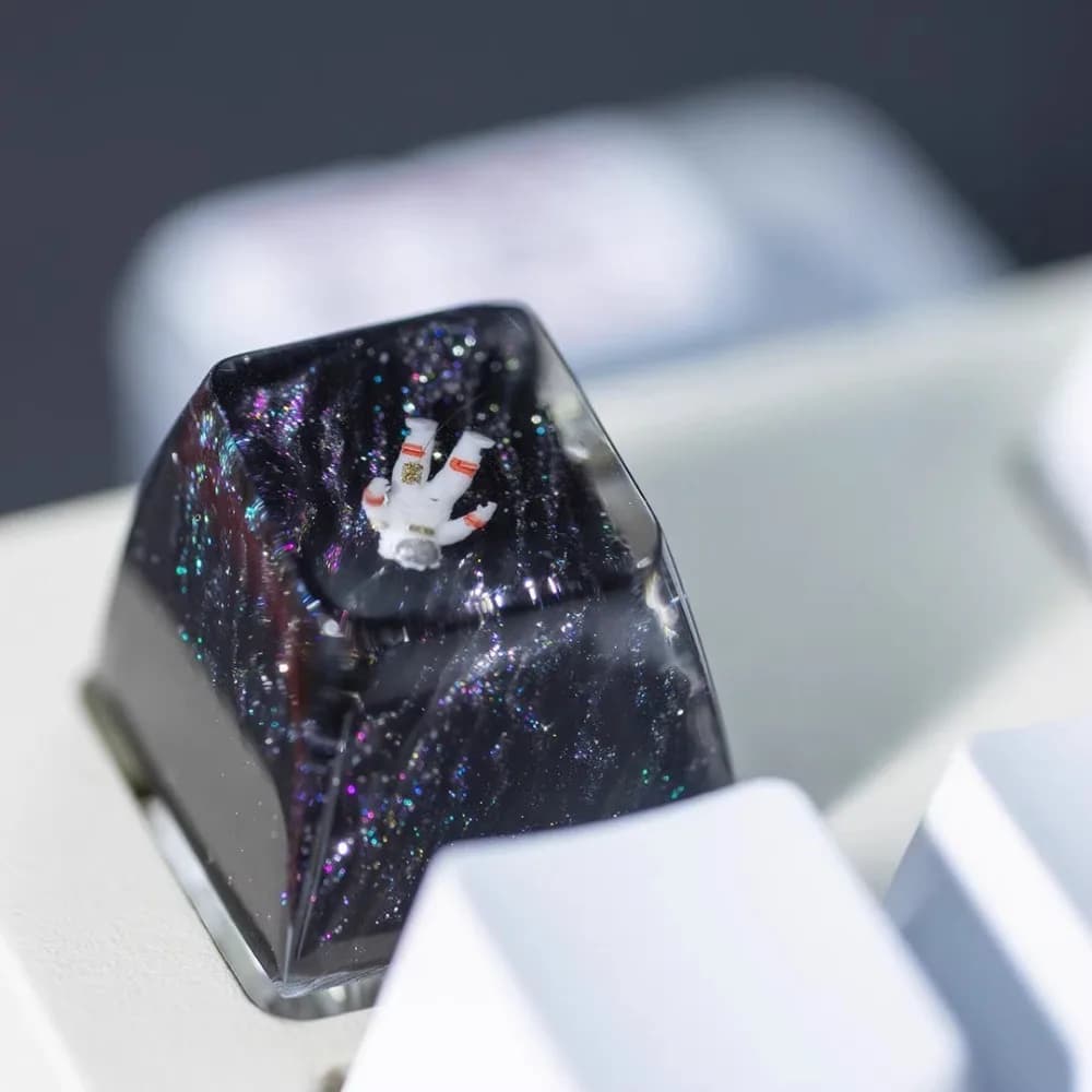 Copritasti a tema astronauta Personalizzato Cool Artista Artigianato creativo SA /OEM /DOM 1U Copritasto per tastiera meccanica Accessori per giochi Regalo