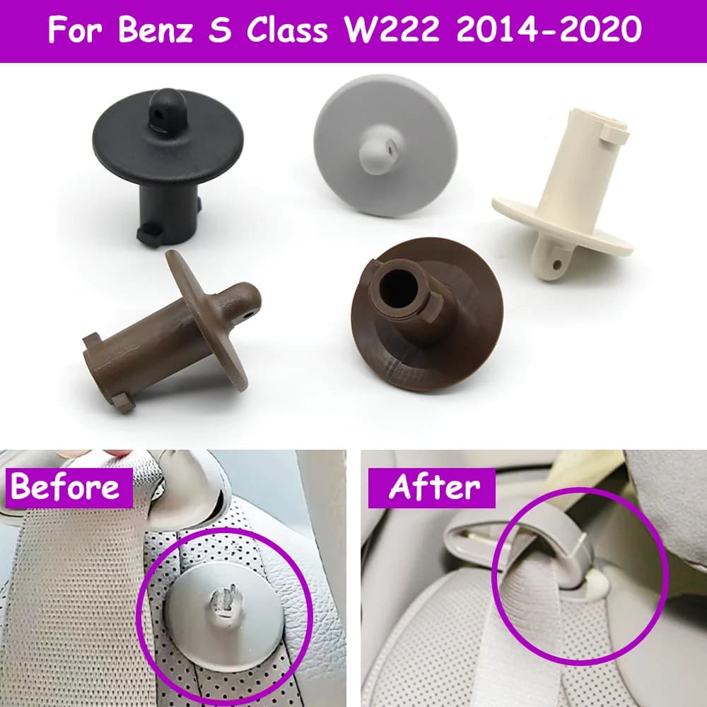 Clip di Fissaggio Cavo Guida Cintura di Sicurezza Posteriore W222 per Mercedes Benz Classe S 2014-2020 2228600922 2228601022