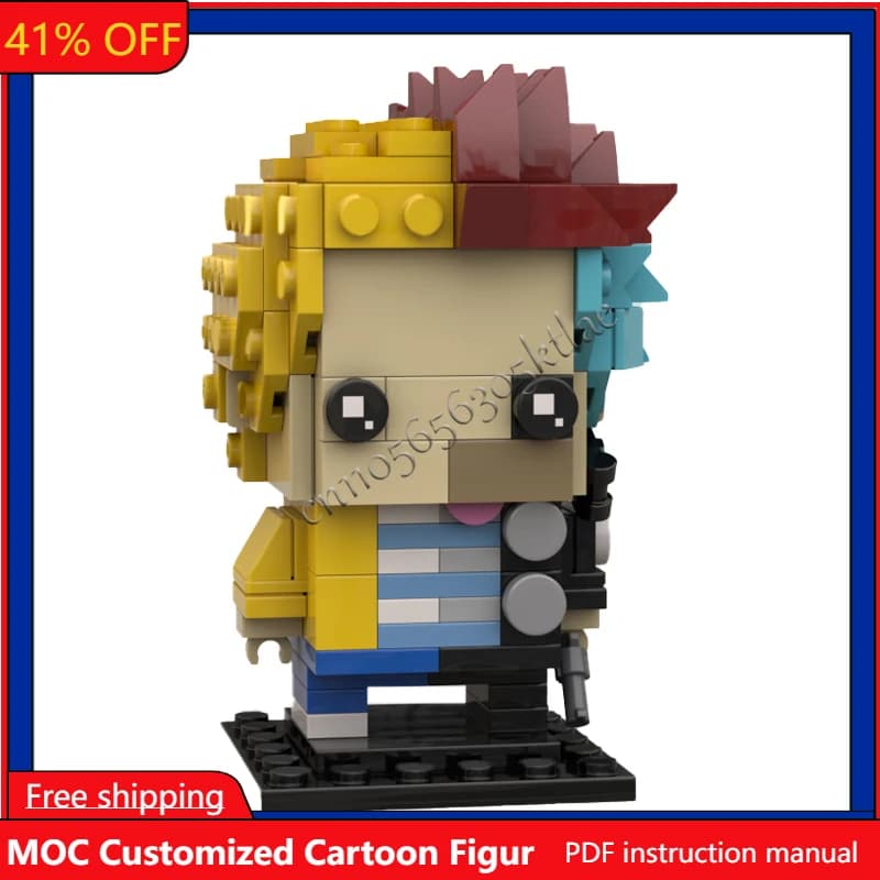231 PCS Split Kit Garbage Pail BricKidz MOC Brickheaded Models Sets DIY Creative Bricks Assembly Toy Kid Gift Collection Display