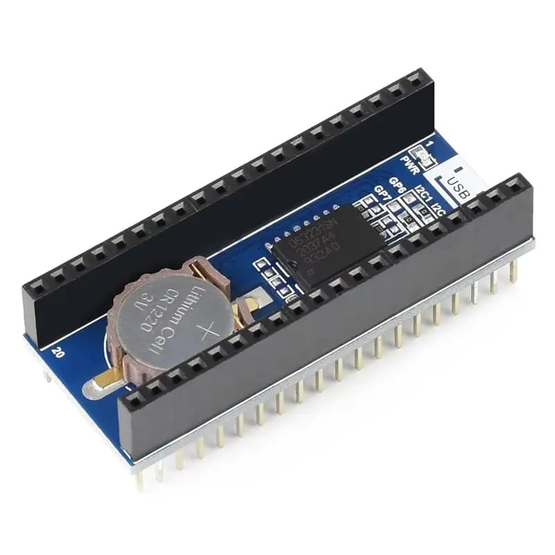 Scheda di Espansione FEDI per Modulo RTC DS3231, Orologio in Tempo Reale HAT per Raspberry Pi, per Progetti Raspi RPI PICO 2 W 2W PICO2 RP2350