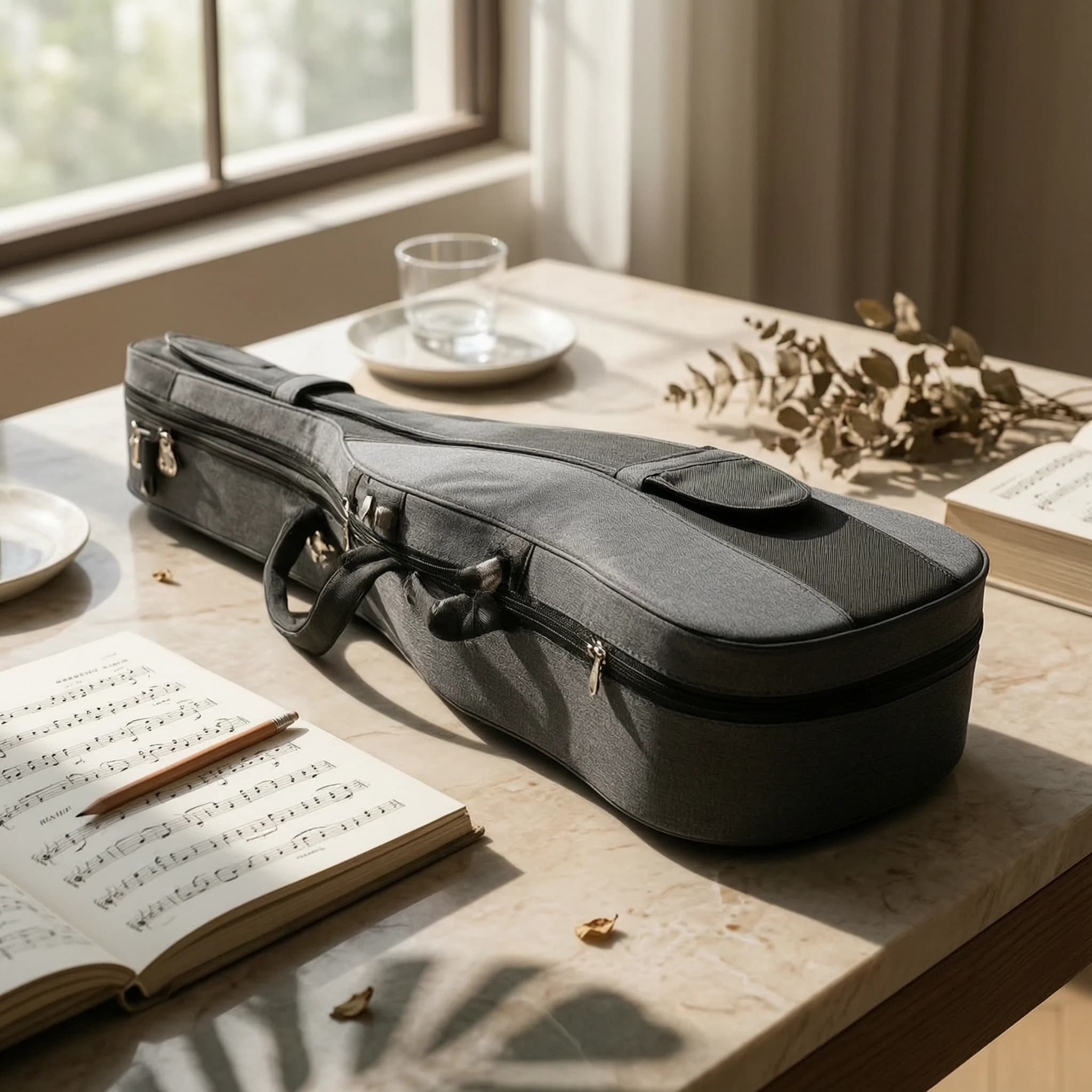 Padded Case with Backpack Straps Travel-Friendly Guitar Bag with Backpack Straps Gig Bag Lightweight for Musicians, Rehearsals