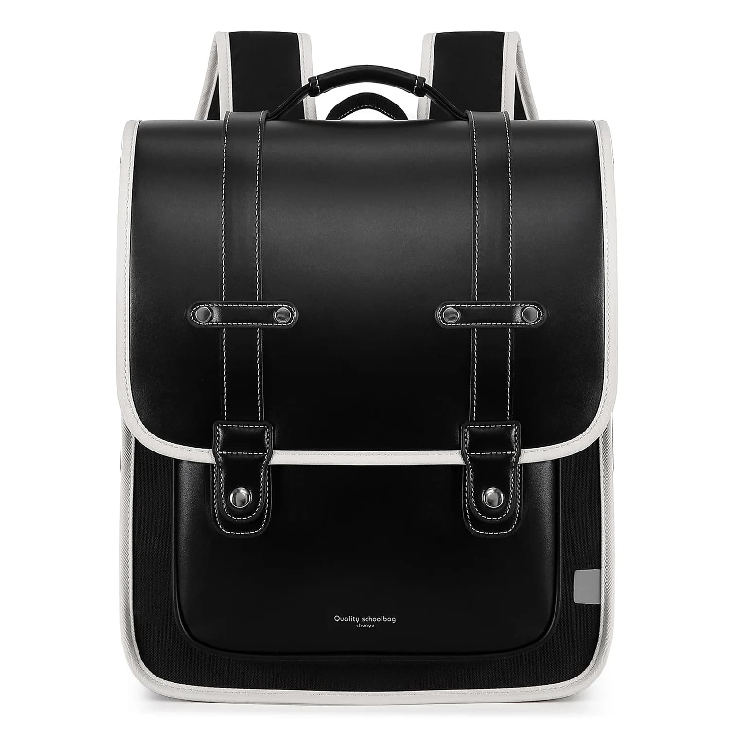 Japanese Style School Backpack for Boys Girls Large Capacity Ergonomic Randoseru Primary Student Bookbag