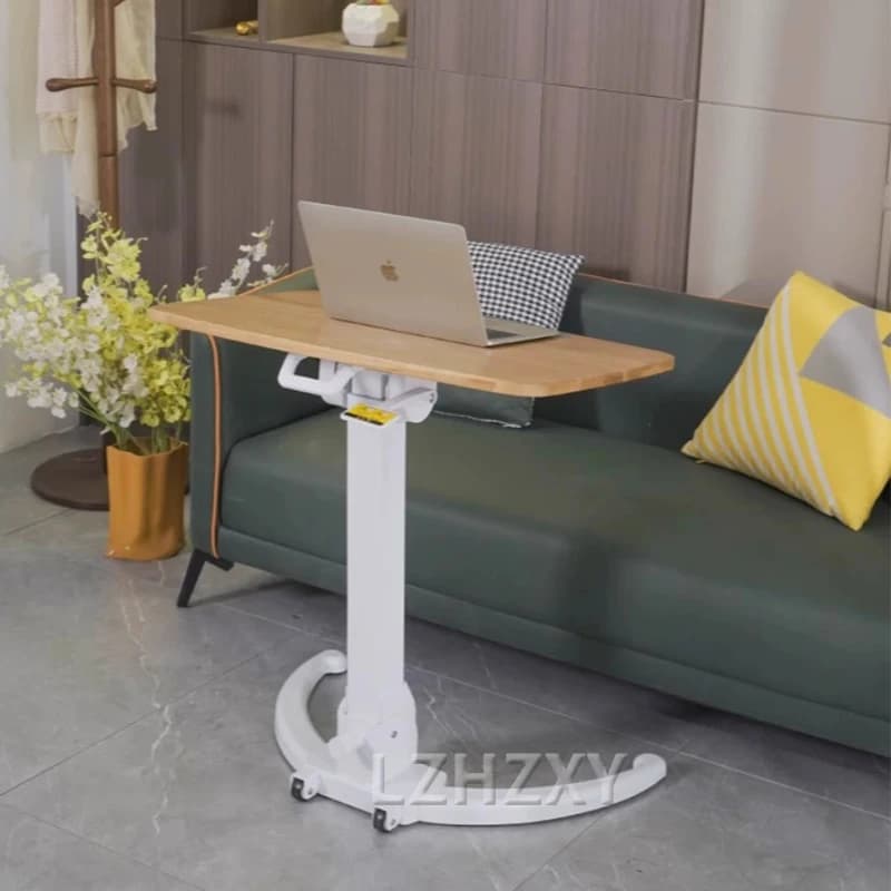 Tavolo per computer portatile di sollevamento Tavolo mobile pieghevole regolabile in altezza accanto al tavolo per notebook portatile Letto pigro portatile Scrivania in piedi