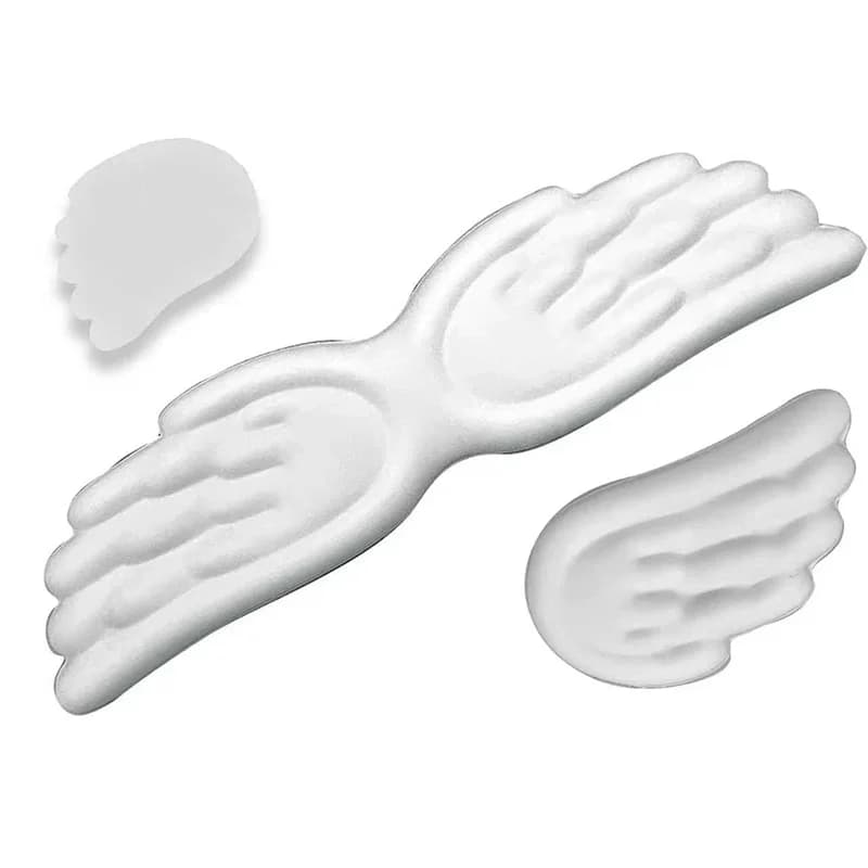 Angel Wing Memory Foam Cushion Support For Mechanical Keyboard Mouse Memory Foam Wrist Support Ergonomic Desk Accessory Tool Kit