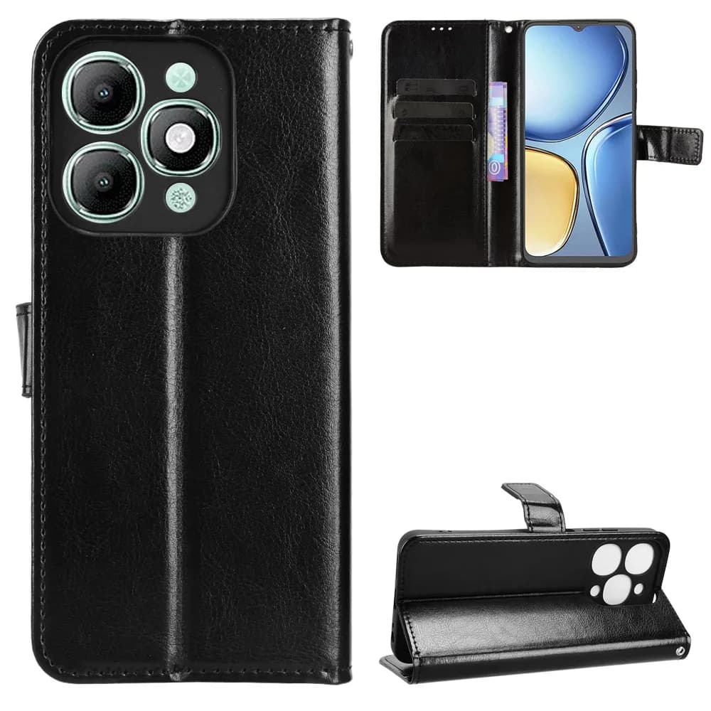 Per ITEL A90 Custodia di lusso Flip PU Portafoglio in pelle Cordino Custodia per Itel A90 A 90 ItelA90 Borse per telefono