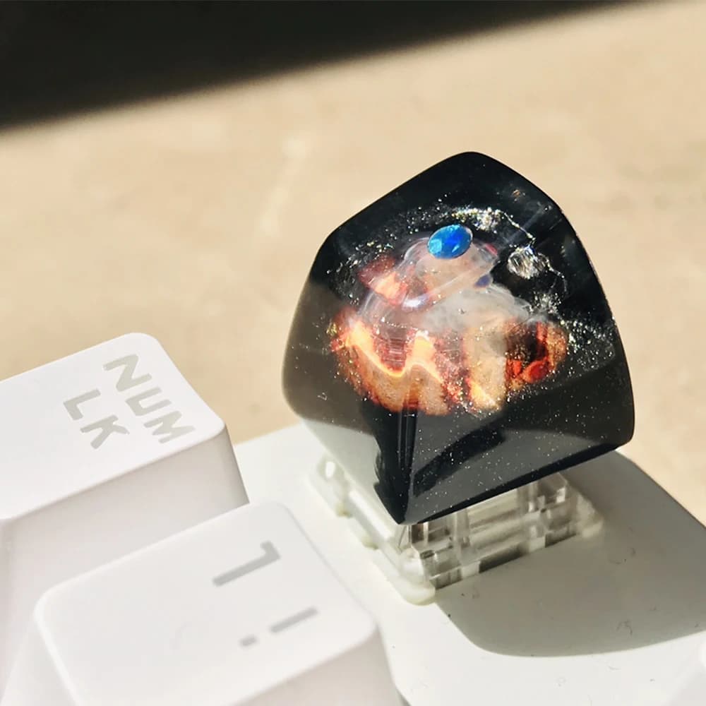 Copritasti in resina personalizzati Profilo SA Cappucci ESC Interruttore a croce Wooting Tastiera da gioco meccanica Cappucci freccia direzione direzione Via lattea fai da te