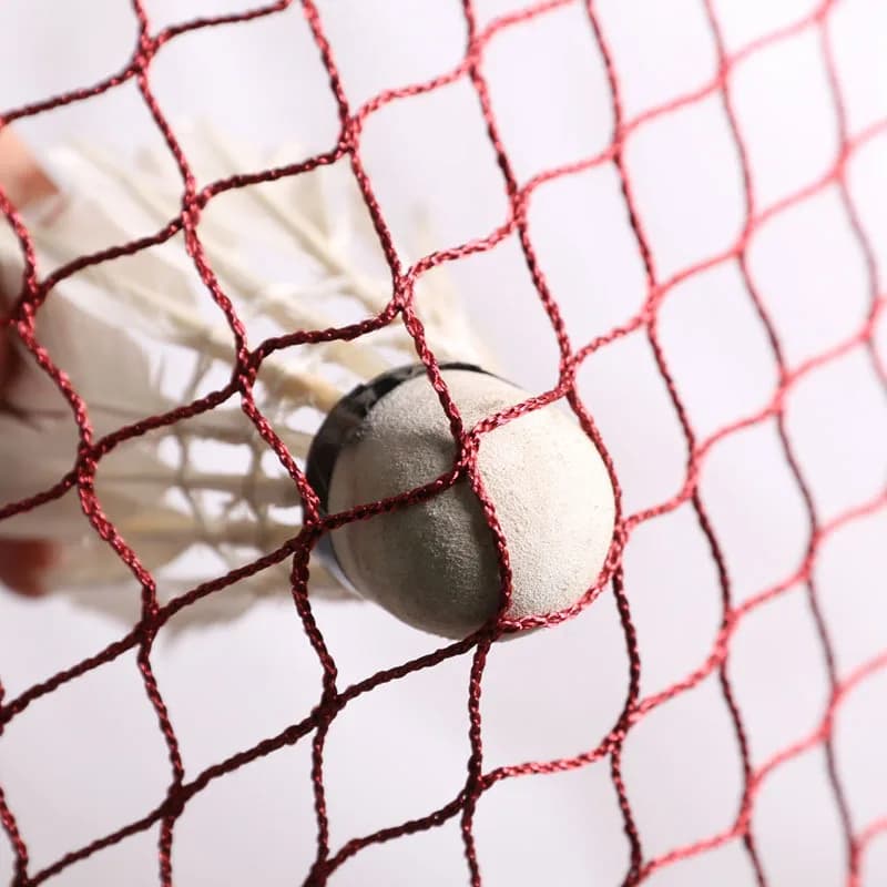 New professional 6.1mX0.75m Sport Training Standard Volleyball Badminton Tennis Net Red Badminton Portatil Outdoor tennis net
