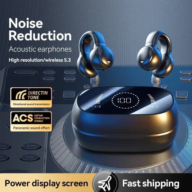 Auricolari Bluetooth wireless M47 con clip, touch screen, resistenti al sudore, per musica, sport e giochi, con microfono, molto venduti.