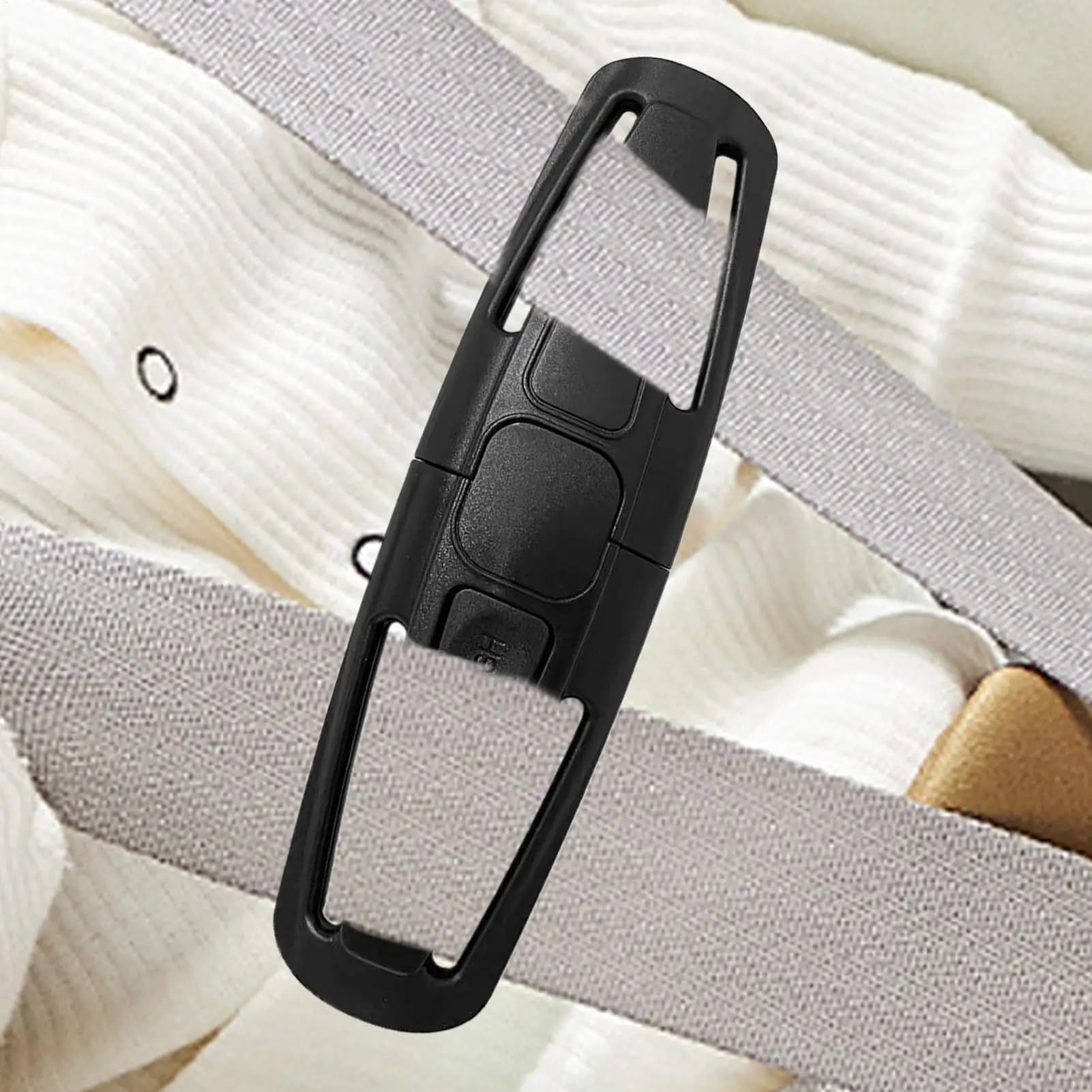 Clip per cintura di sicurezza per seggiolino auto Cinghia per bambino Accessori per chiusura per cintura di sicurezza Blocco di ricambio Clip per petto per passeggino per bambini Viaggi a casa