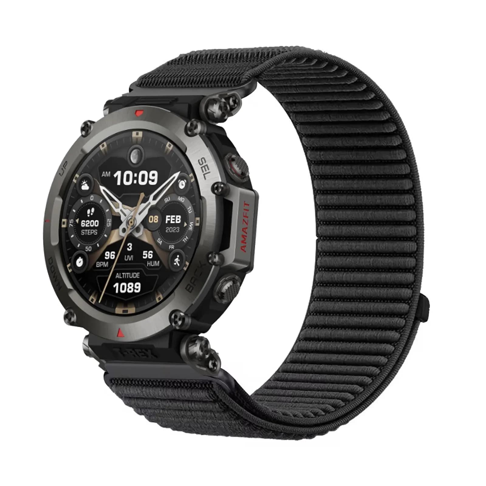 Fasce in nylon per Amazfit T-Rex Ultra Band, cinturino elastico in nylon velcro morbido