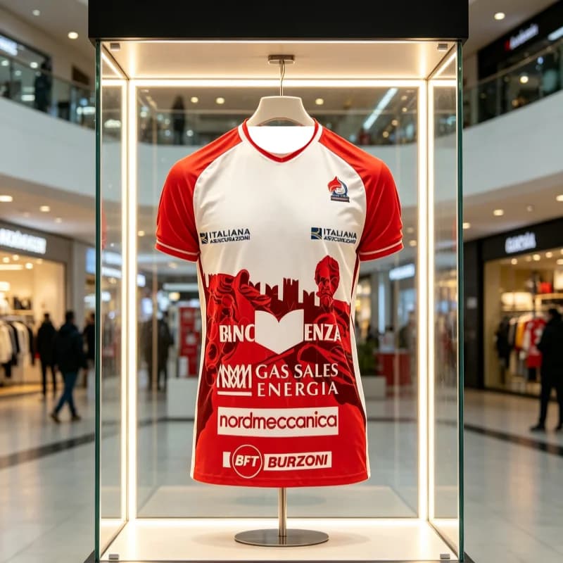Maglia da Pallavolo Bluenergy Piacenza 2026 per Allenamento Estivo, Uniforme Traspirante per Giovani e Bambini