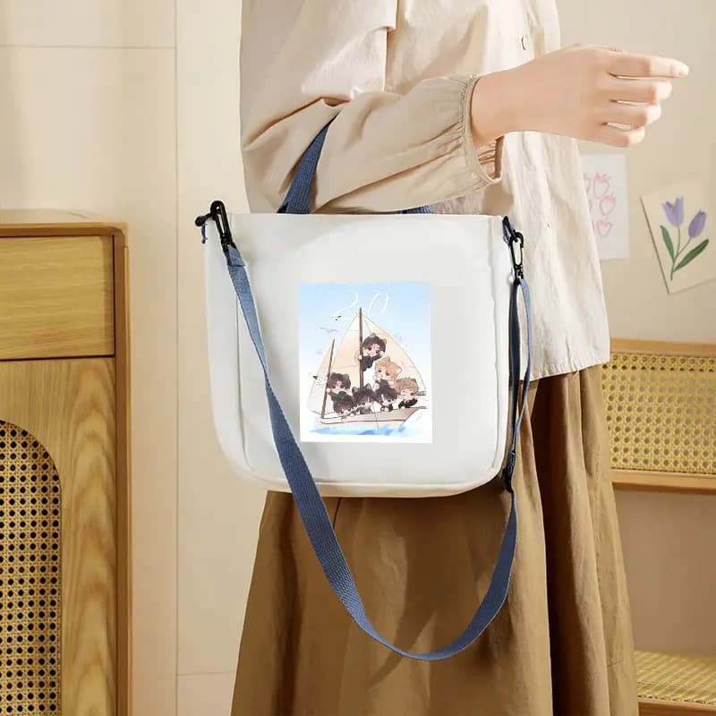 Tote Bag Large Capacity Arirang 2.0 World Tour 2026 Multifunctional Crossbody Bags Reusable Grocery Bags Women Kpop Fan Gift