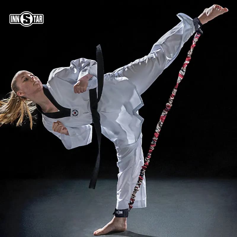 Set di Fasce di Resistenza per Caviglie con Cinghie, Bande Elastiche per Fitness con Supporti per Caviglie