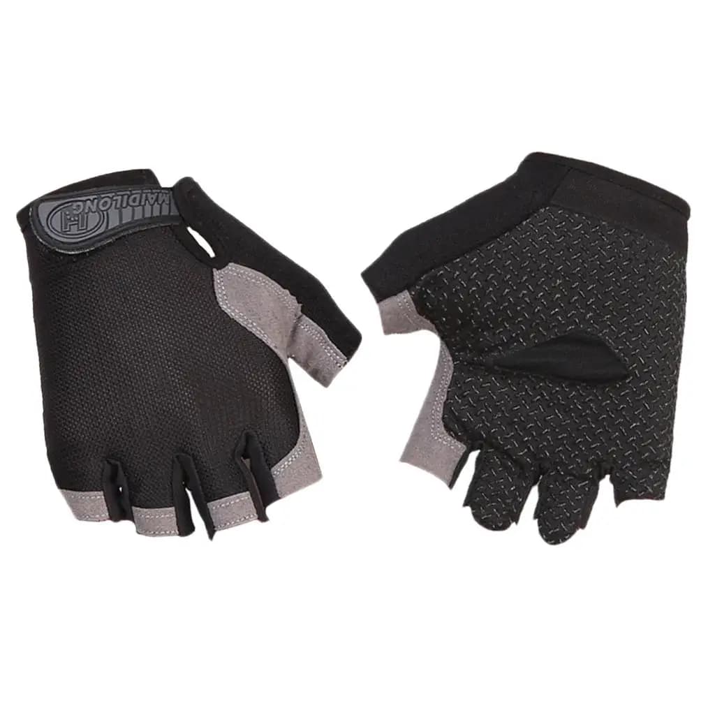 Fingerless Sports Gloves Summer Mesh Outdoor Half Finger Non-slip Breathable Mitts for Cycling Gym and Hiking for Men Women