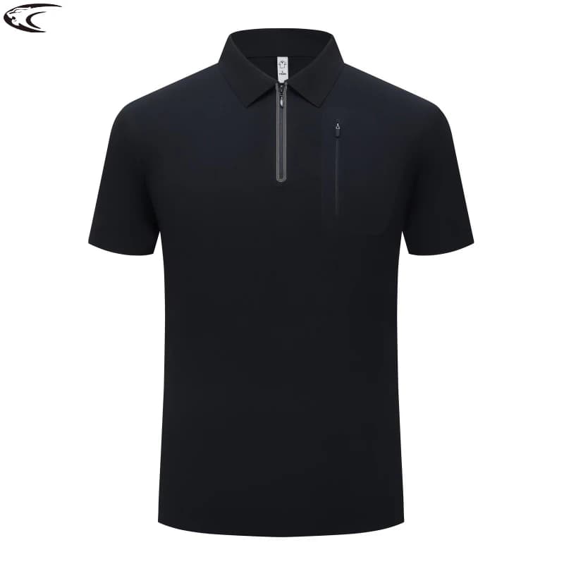 LNGXO Polo da Golf Unisex ad Asciugatura Rapida, Leggera ed Elastica, per Escursionismo, Campeggio, Alpinismo e Corsa