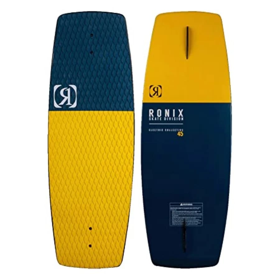 Corda da traino per wakeboard Electric Collective Wakestate Navy/ Mustard 45 pollici: Corda da traino per sport acquatici in poliestere intrecciato Navy Mustard U