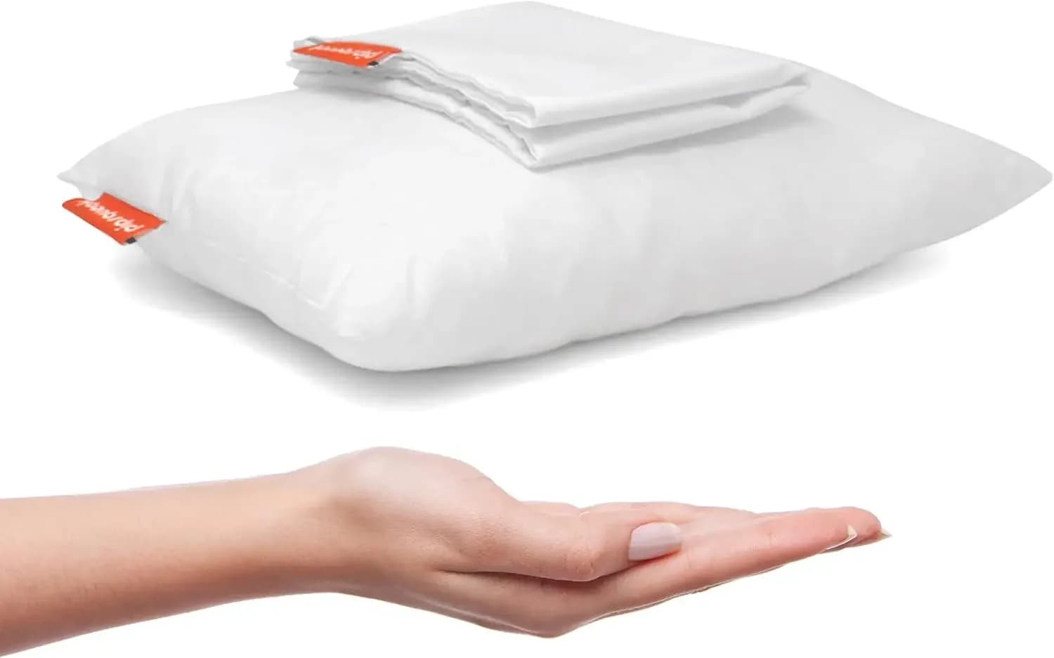 Mini Cuscino da Viaggio 11x7 Pollici per Bambini, Adulti e Animali Domestici - Supporto Portatile per Auto, Aereo, Campeggio