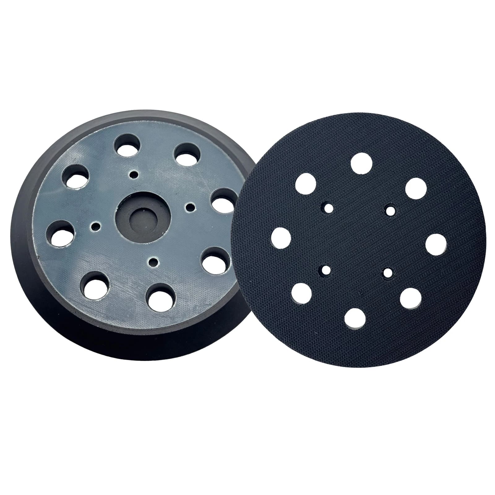 Tampone per levigatrice da 150 mm e 6 pollici Tappetino per disco abrasivo con supporto a 8 fori Tampone per levigatrice orbitale elettrica Lucidatura