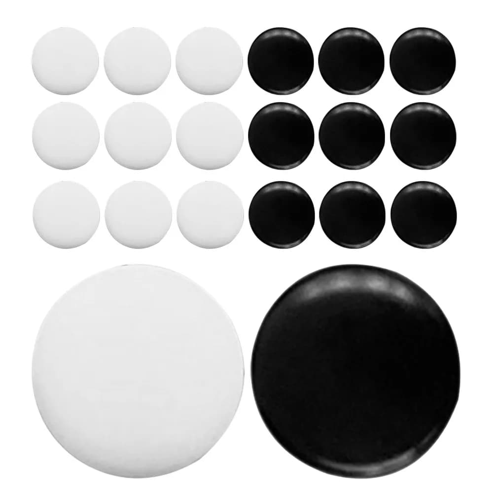360 Pezzi Premium Go Chess Pieces in Ceramica Pesata con Finitura Opaca, Ideali per Giochi da Tavolo Strategici e Allenamento