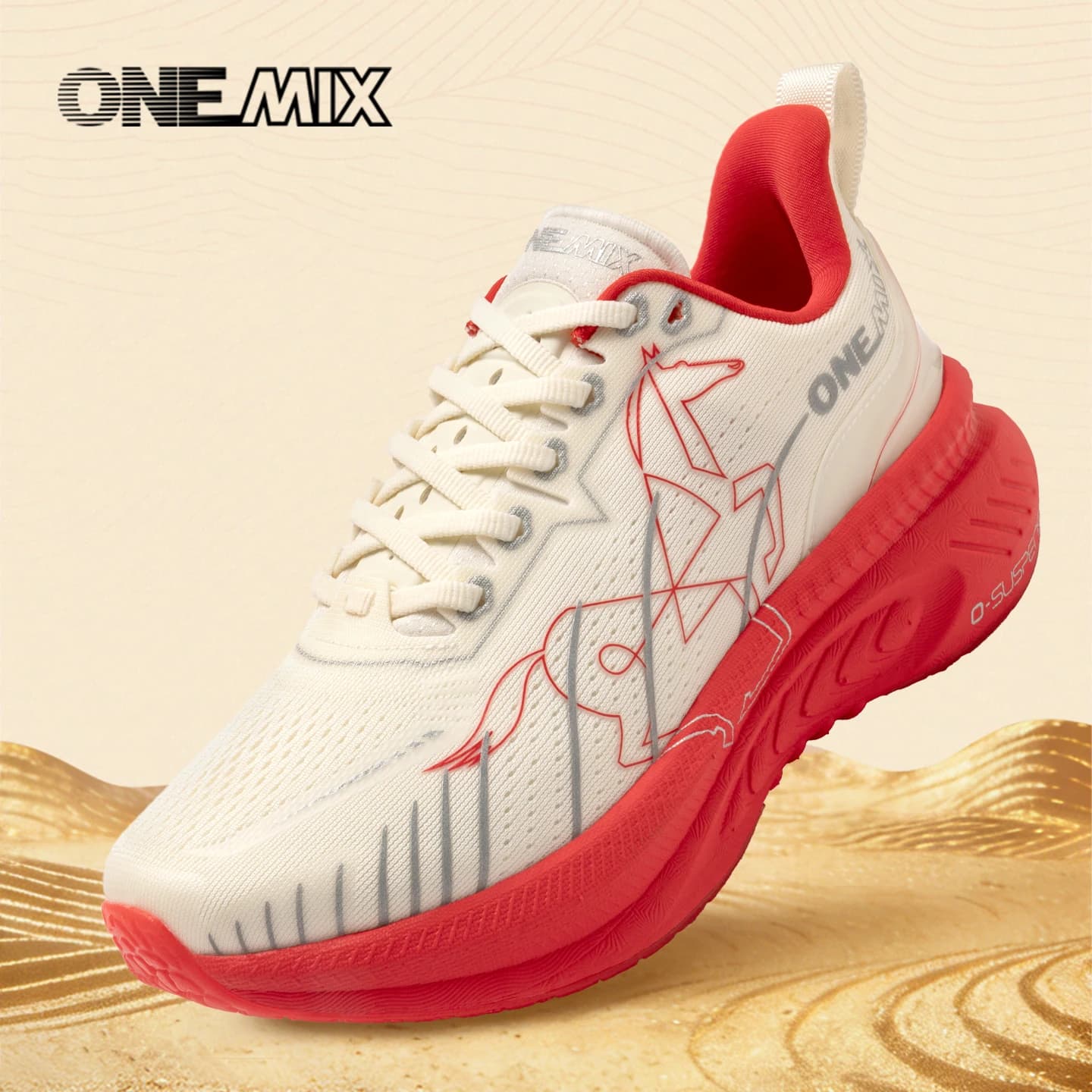 Scarpe Sportive Professionali Onemix 2026 da Uomo, Ammortizzanti, Leggere, Traspiranti, per Pendolari, Morbide, Elastiche e Confortevoli