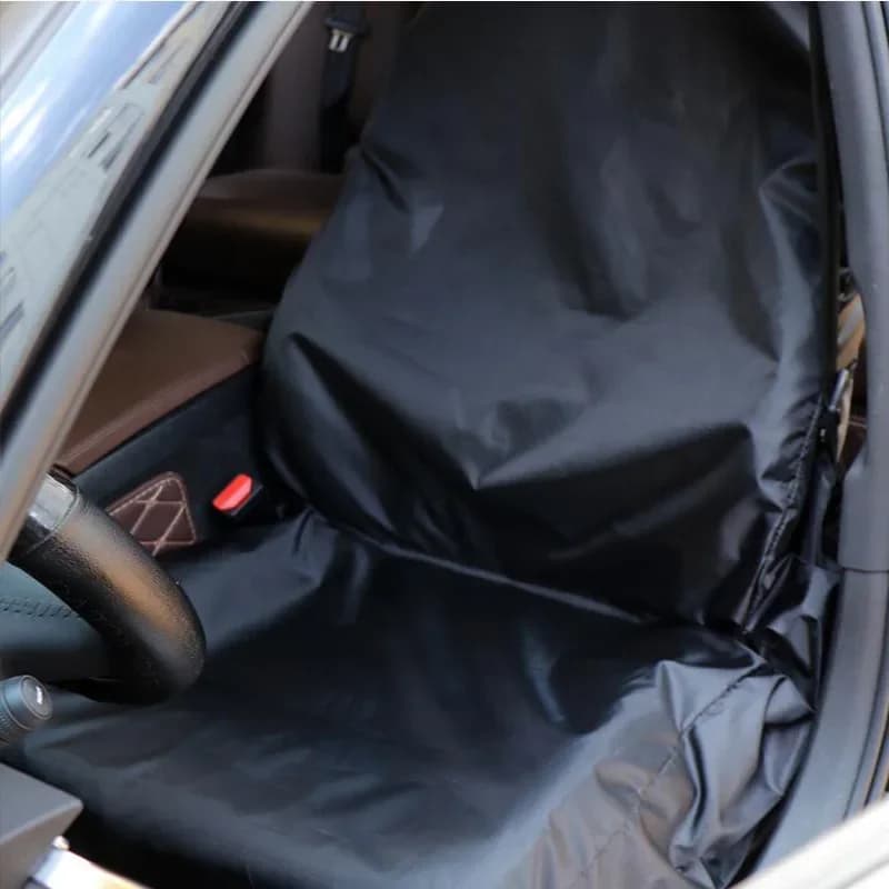 Reusable Universal Car Seat Cover Black Reusable Anti-dust Anti-dust Dust Cover Protective Waterproof for Car Seat