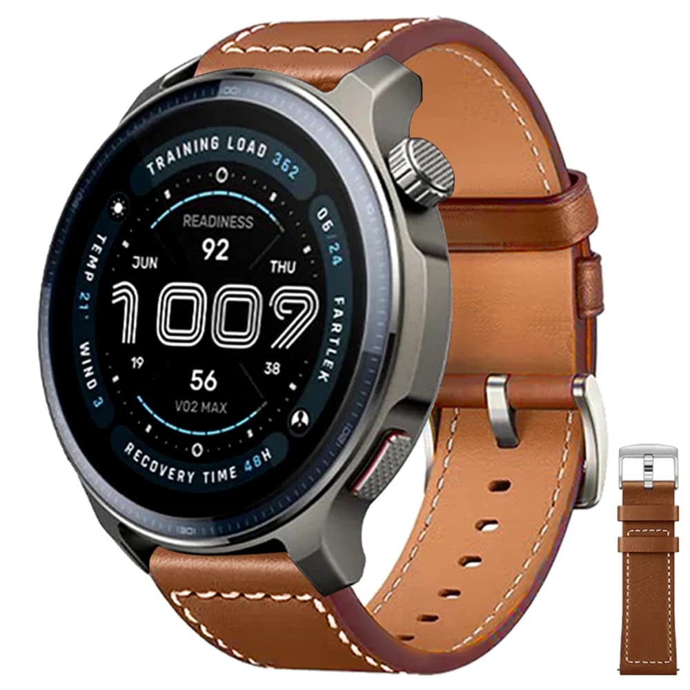 20mm 22mm cinturino in pelle per Huami Amazfit BALANCE 2 cinturino sportivo Amazfit Bip 6 5/Active 2 cinturino di ricambio accessori
