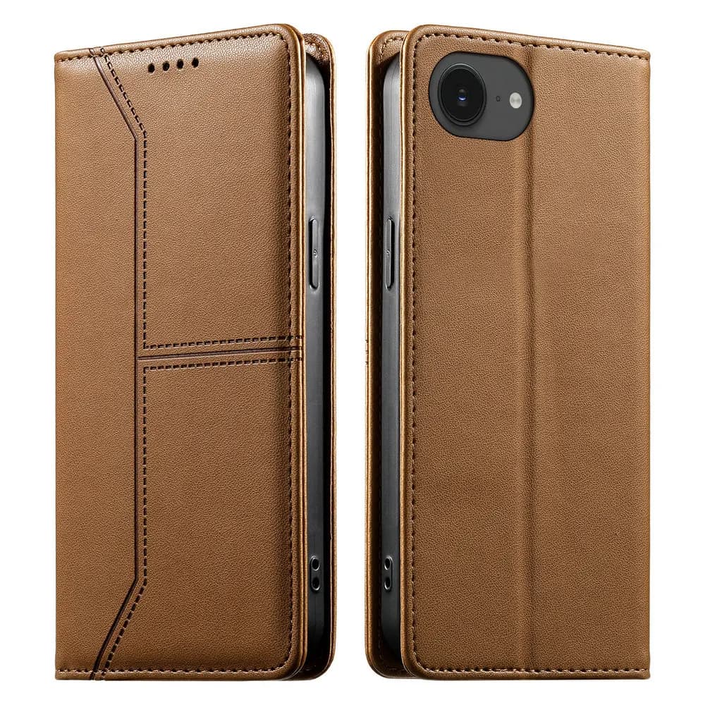 Custodia di Lusso RFID in Pelle a Libro per Apple iPhone 17e 5G 2026, Cover Magnetica a Flip per iPhone 17E, Custodia per iPhone 17 E 16e