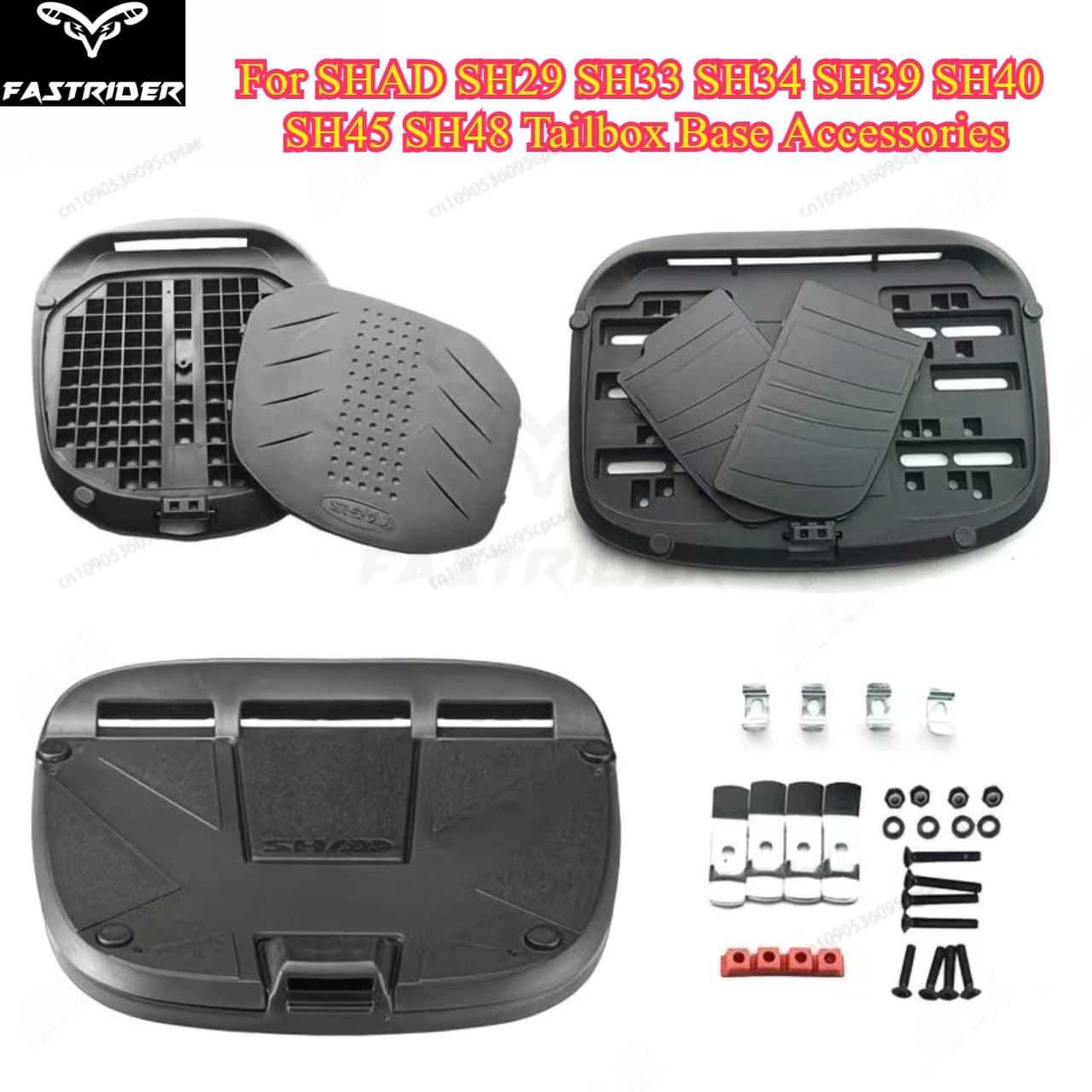 Rack di montaggio staffa bagagliaio per SH29 SH33 SH34 SH39 SH40 SH45 SH48 Accessori piastra base scatola superiore moto