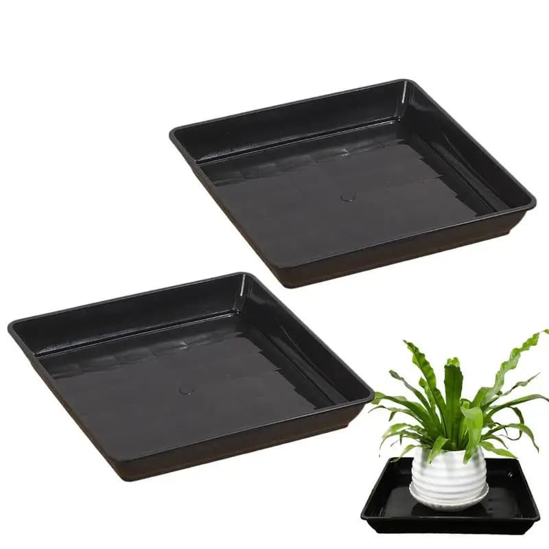 Plant Trays Square Flower Jar Durable Square Flower Jar Indoor and Outdoor Durable Tray Garden Furnishings Garden Furnishings Nursery