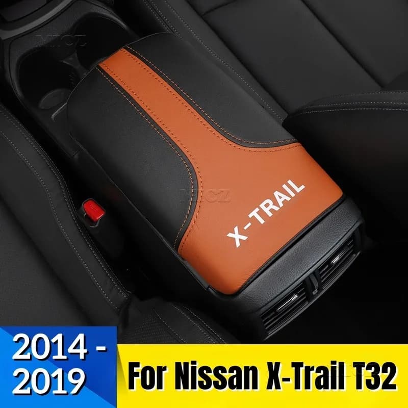Per Nissan X-Trail X Trail T32 2014-2019 bracciolo per auto fondina in pelle artificiale accessori a 3 colori Car-styling