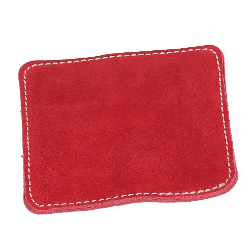 Billiards Accessories Rough Surface Billiard Cue Cloth Cleaning Tool Leather Pool Cue Cleaner Red Snooker Pole Cleaner Cue Care