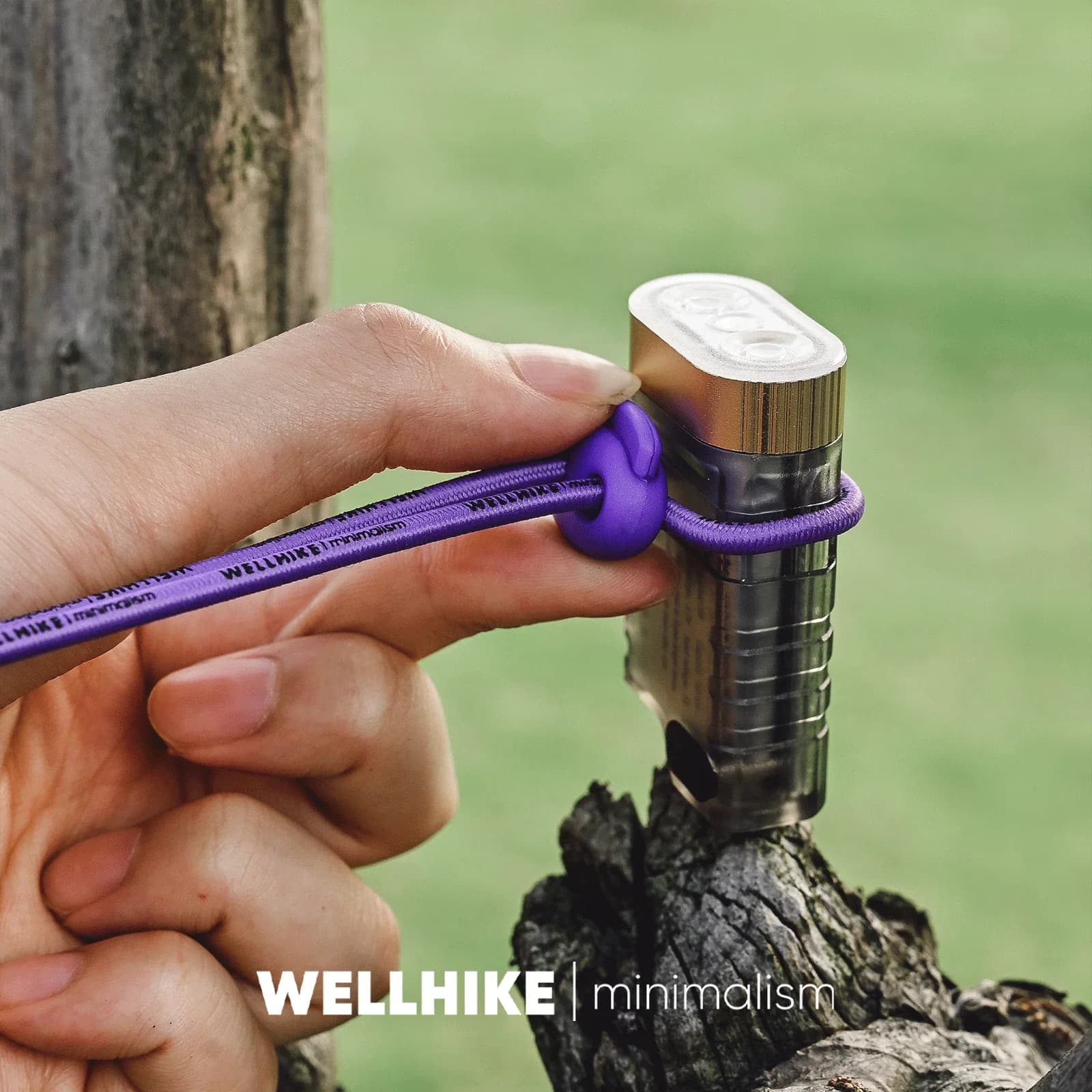 WELLHIKE Adjustable Outdoor Hiking Backpack Elastic Rope Fixing Buckle Camping Gear Trekking Pole Bungee Cord Attachment Hook