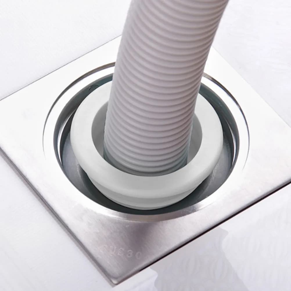 2pcs Anti-Odor Sealing Ring Heavy Duty Flexible Closing Plug For Washing Machine Floor Drain Waterproof Seal Sewer Prevention