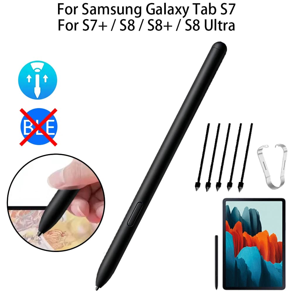 Tab S7 Penna S di ricambio per Samsung Galaxy Tab S7 / S7+ / S8 / S8+ / S8 Ultra Tablet Stylus S Pen senza Bluetooth