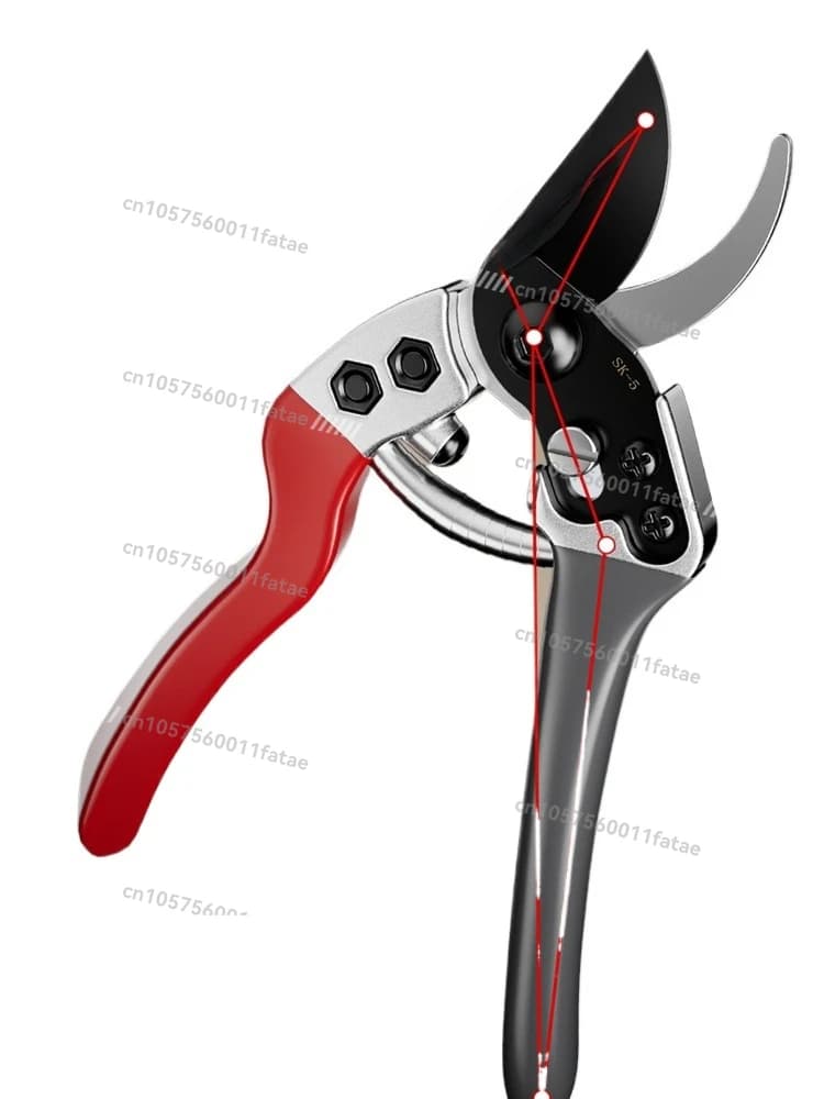 Steel pruning shears for fruit trees Special vegetable shears for tree branches Garden flower pot