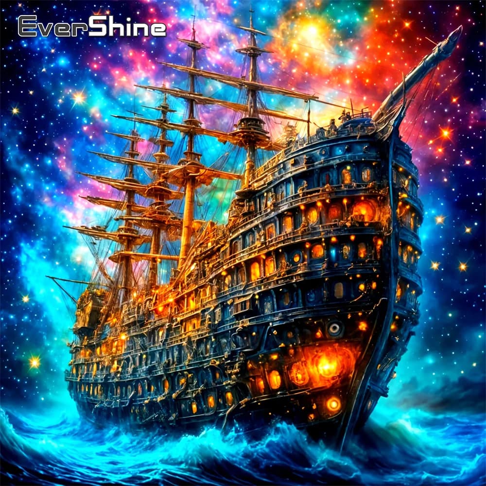 Evershine fai da te nave diamante ricamo paesaggio kit artigianale pittura immagine di strass diamante mosaico cucito regalo unico