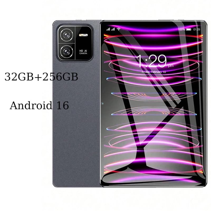 New 5G Original Pad 32GB RAM 256GB ROM 10.1 Inch Android 16 Tablets Octa Core Google Play 4G Phone Call WiFi Tablet PC 8000mAh