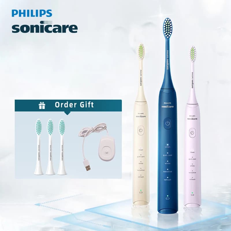 PHILIPS HX2471 Electric Toothbrush Charging USB HX2023/02 Head 4 Cleaning Mode Toothbrush Sonicare for Adults