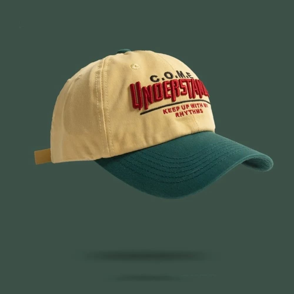 New Adjustable Big Head Sports Hat Contrasting Versatile Hip-hop Hat Leisure Embroidery Baseball Cap Women Men