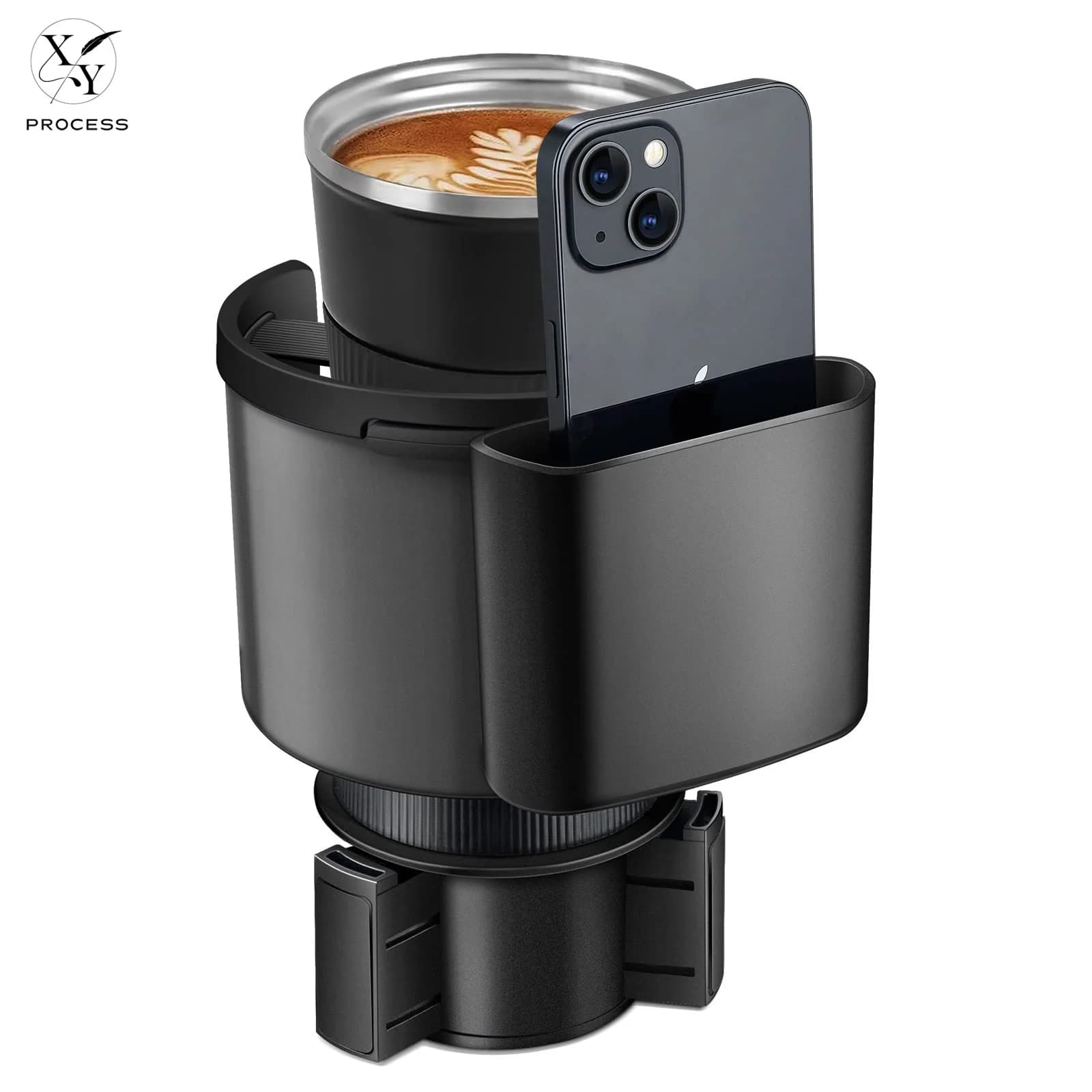 Adattatore Espandibile per Portabicchieri Auto, Compatibile con Yeti 30/46oz, Hydroflask 40oz, Bottiglie d'Acqua Grandi da 16-46oz (2.8"-4.2")