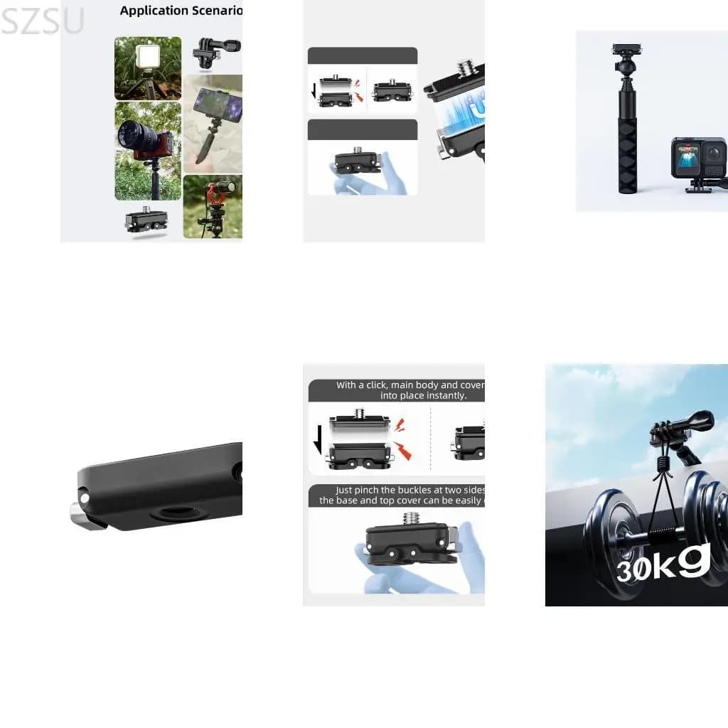 SZSU STACK CAMERA PLASSA 5 kg Ergonomic design for camera accessories Action DSLR
